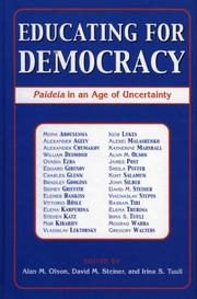Cover of: Educating for Democracy by Alan M. Olson