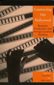 Cover of: Contracting out Hollywood by edited by Greg Elmer & Mike Gasher.
