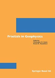 Cover of: Fractals in Geophysics