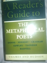 Cover of: A Reader's Guide to the Metaphysical Poets