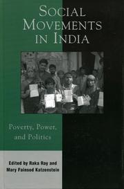 Cover of: Social Movements in India: Poverty, Power, and Politics (Asia/Pacific/Perspectives)