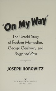 Cover of: "On my way" by Joseph Horowitz