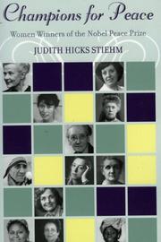 Cover of: Champions for Peace by Judith Hicks Stiehm