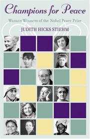 Champions for Peace by Judith Hicks Stiehm
