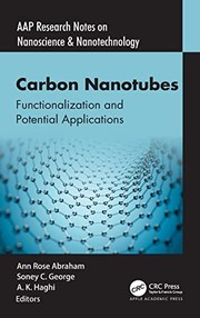Cover of: Carbon Nanotubes by Ann Rose Abraham, Soney C. George, A. K. Haghi