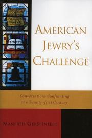 Cover of: American Jewry's challenge: addressing the twenty-first century