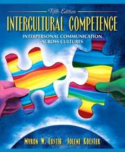 Cover of: Intercultural Competence | Myron W. Lustig