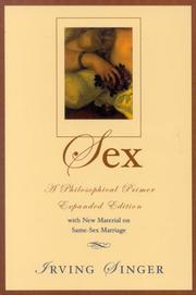 Sex by Irving Singer