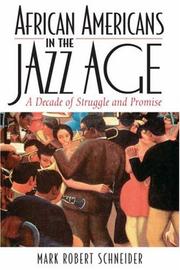 Cover of: African Americans in the Jazz Age: A Decade of Struggle and Promise (African American History Series)