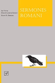 Cover of: Sermones Romani: Ad Vsum Discipulorum