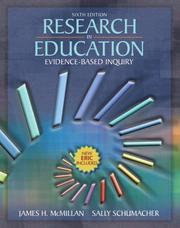 Cover of: Research in Education by Jim McMillan, Sally Schumacher
