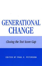 Generational change by Peterson, Paul E.