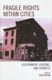 Cover of: Fragile Rights Within Cities: Government, Housing, and Fairness