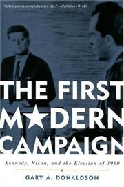 Cover of: The First Modern Campaign by Gary Donaldson