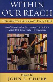 Cover of: Within Our Reach: How America Can Educate Every Child