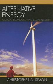 Cover of: Alternative Energy by Christopher A. Simon