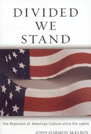 Cover of: Divided we stand: the rejection of American culture since the 1960s