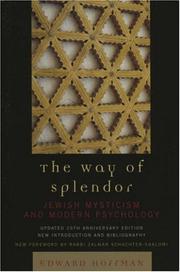 Cover of: The Way of Splendor, updated 25th Anniversary Edition by Hoffman Edward, Edward Hoffman