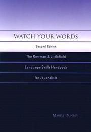 Cover of: Watch Your Words by Marda Dunsky, Marda Dunsky