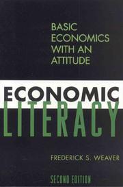 Cover of: Economic Literacy by Frederick S. Weaver, Frederick S. Weaver