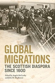 Cover of: Global Migrations by Angela McCarthy, John MacKenzie