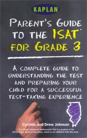 Cover of: Parent's guide to the ISAT for grade 3