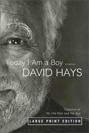 Cover of: Today I Am A Boy Lp