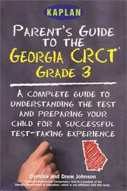 Cover of: Parent's guide to the Georgia CRCT for grade 3