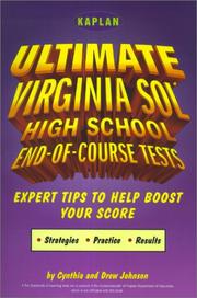 Cover of: Kaplan Ultimate Virginia SOL: High School Tests by Cynthia Johnson, Drew Johnson