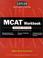 Cover of: MCAT workbook