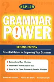 Cover of: Kaplan Grammar Power, Second Edition | Kaplan Publishing
