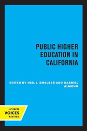 Cover of: Public Higher Education in California