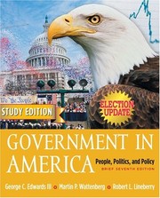 Cover of: Government in America: People, Politics and Policy, Brief Study Edition, Election Update