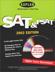 Cover of: Kaplan SAT & PSAT 2002 | Kaplan Publishing