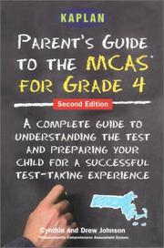Cover of: Parent's guide to the MCAS for grade 4