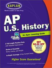 Cover of: AP U.S. History: An Apex Learning Guide