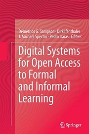 Cover of: Digital Systems for Open Access to Formal and Informal Learning