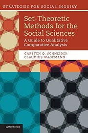 Cover of: Set-theoretic methods for the social sciences by Carsten Q. Schneider