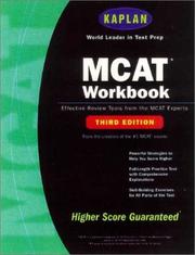 Cover of: Kaplan MCAT Workbook