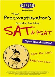 Cover of: The procrastinator's guide to the SAT & PSAT