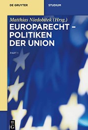 Cover of: Europarecht: Politiken der Union