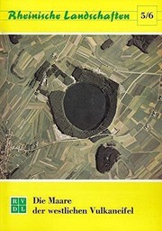 Cover of: Die Maare der westlichen Vulkaneifel by Bruno P. Kremer