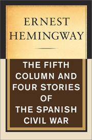 Cover of: The Fifth Column by Ernest Hemingway, Ernest Hemingway