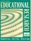 Cover of: Educational research