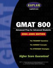 Cover of: GMAT 800