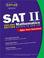 Cover of: Kaplan SAT II