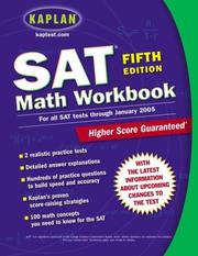 Cover of: Kaplan SAT Math Workbook  by Kaplan Publishing