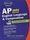 Cover of: AP English Language and Composition