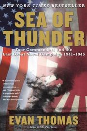 Cover of: Sea of Thunder by Evan Thomas
