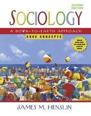Cover of: Sociology: A Down-to-Earth Approach, Core Concepts (2nd Edition) (MySocLab Series)